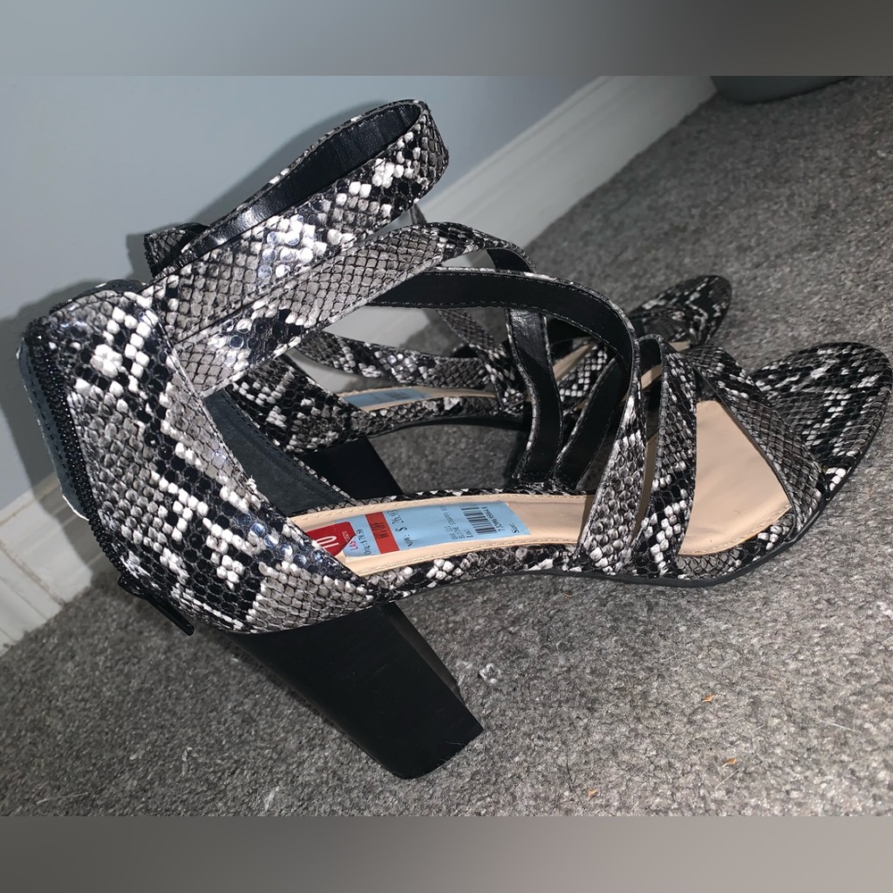 Women’s Blythe Snake print Strappy Heel